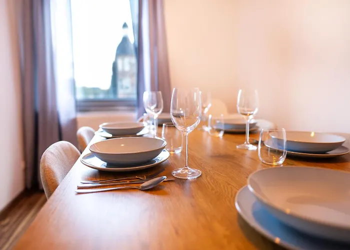 Апартаменты Greentreehomes - Herzstueck Kirsche- Im Zentrum Coburgs Кобург
